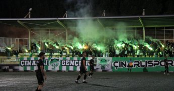 Çınarlıspor taraftarı mest etti!