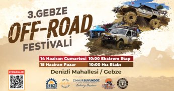3. Gebze Off-Road Festivali NEFES kesecek!