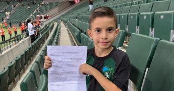 Kocaelisporlu çocuklara çok anlamlı mektup!