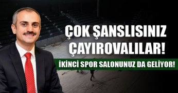 Çayırovalılar çok şanslı! İkinci spor salonu da geliyor! 